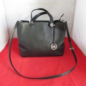 Michael Kors Anabelle Large Top Zip Tote $368 Black #057
